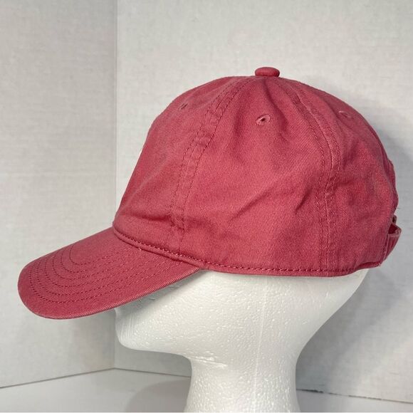 Adidas Trefoil Logo Pink Mauve Hat 100% Cotton White Embroidered Sporty Like New - Picture 5 of 15